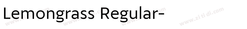 Lemongrass Regular字体转换 Lemongrass Regular字体转换